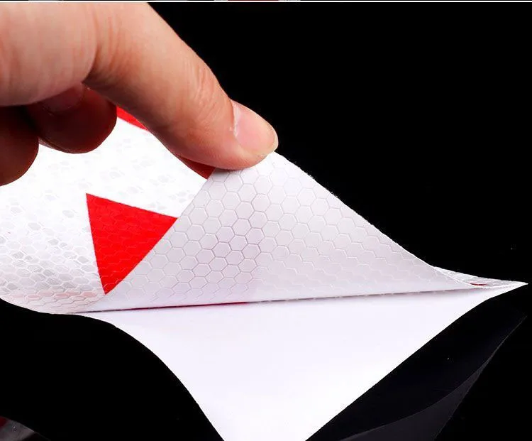 자동 접착 자동차 반사 스트립 스티커, 도로 경고 테이프, 화살표 스타일 장식 필름, 배리어 트레일러 안전 테이프, 10cm * 5m