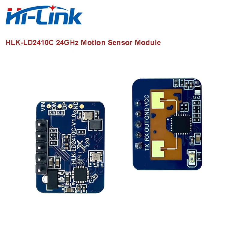 사람 존재 레이더 센서 모션 감지 모듈, mmWave HLK-LD2410C, 24G, 5 개, 무료 배송