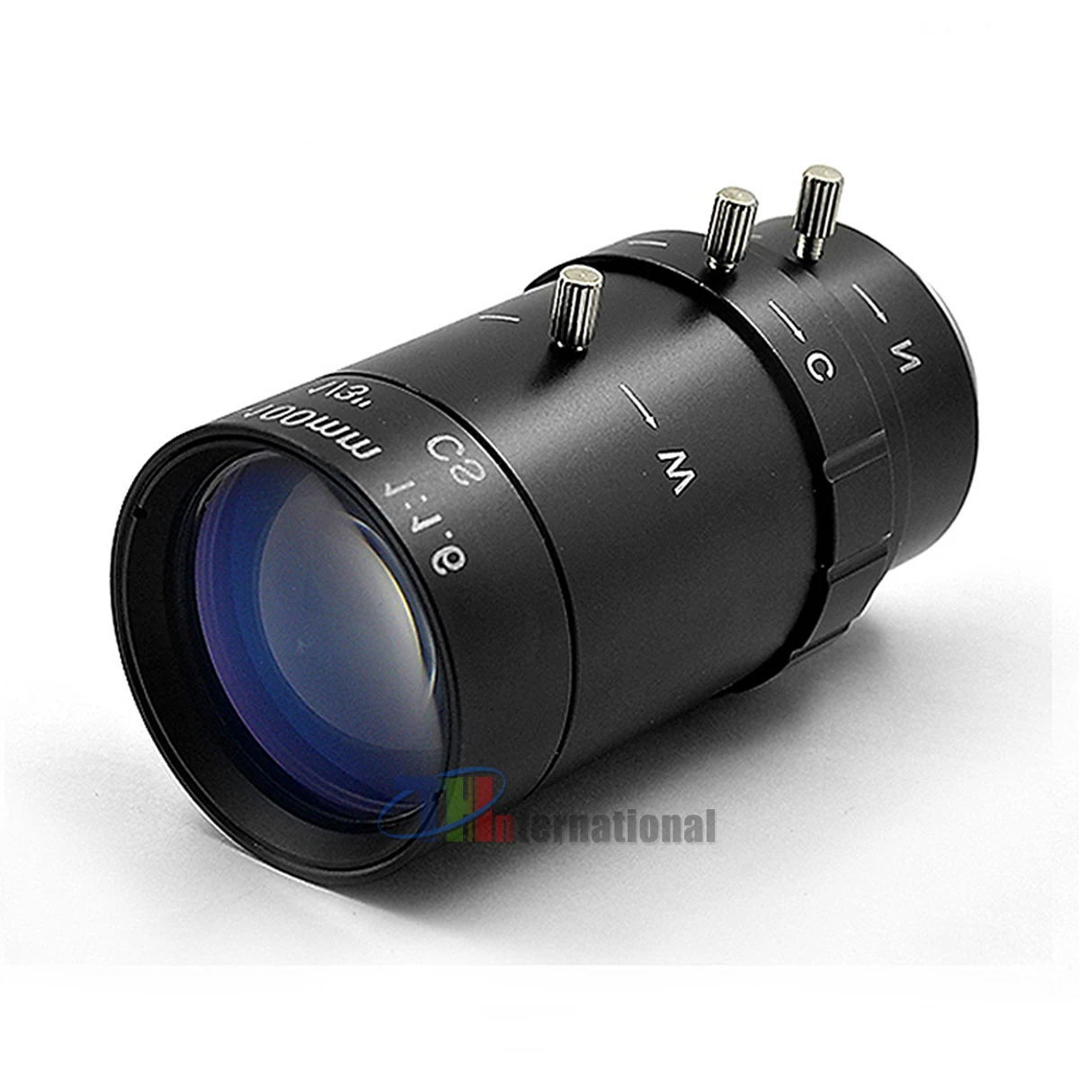 수동 줌 AHD CS 마운트 왜곡 수동 조리개 머신 비전 렌즈, 수동 초점 줌 카메라 렌즈, 1/3 인치 F1.6, 5-100mm