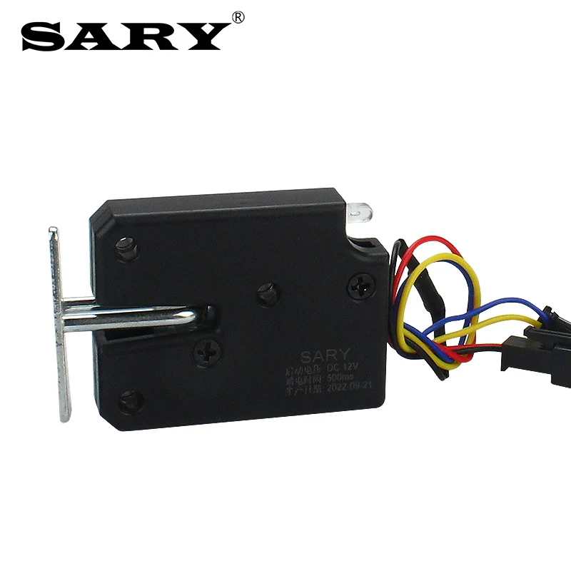 소형 플라스틱 티타늄 와이어 잠금 장치, 미니 전기 제어 전자 잠금 벨트, 피드백 신호, DC3V5V12V