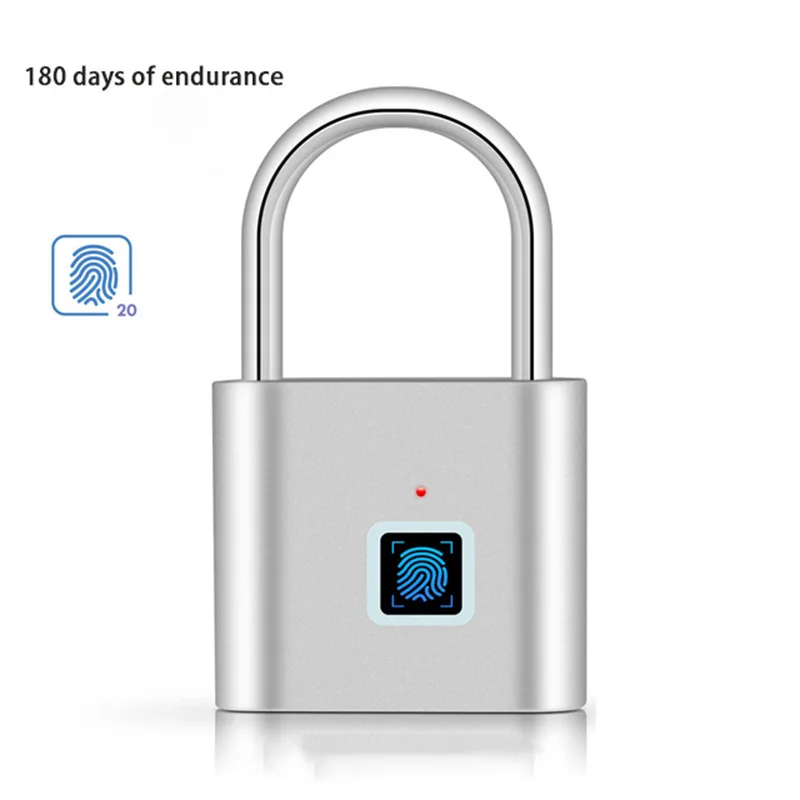 지문 자물쇠 투야 스마트 USB 충전식 도어락, 방수 생체 지문 도어락, 아연 합금 스마트 라이프