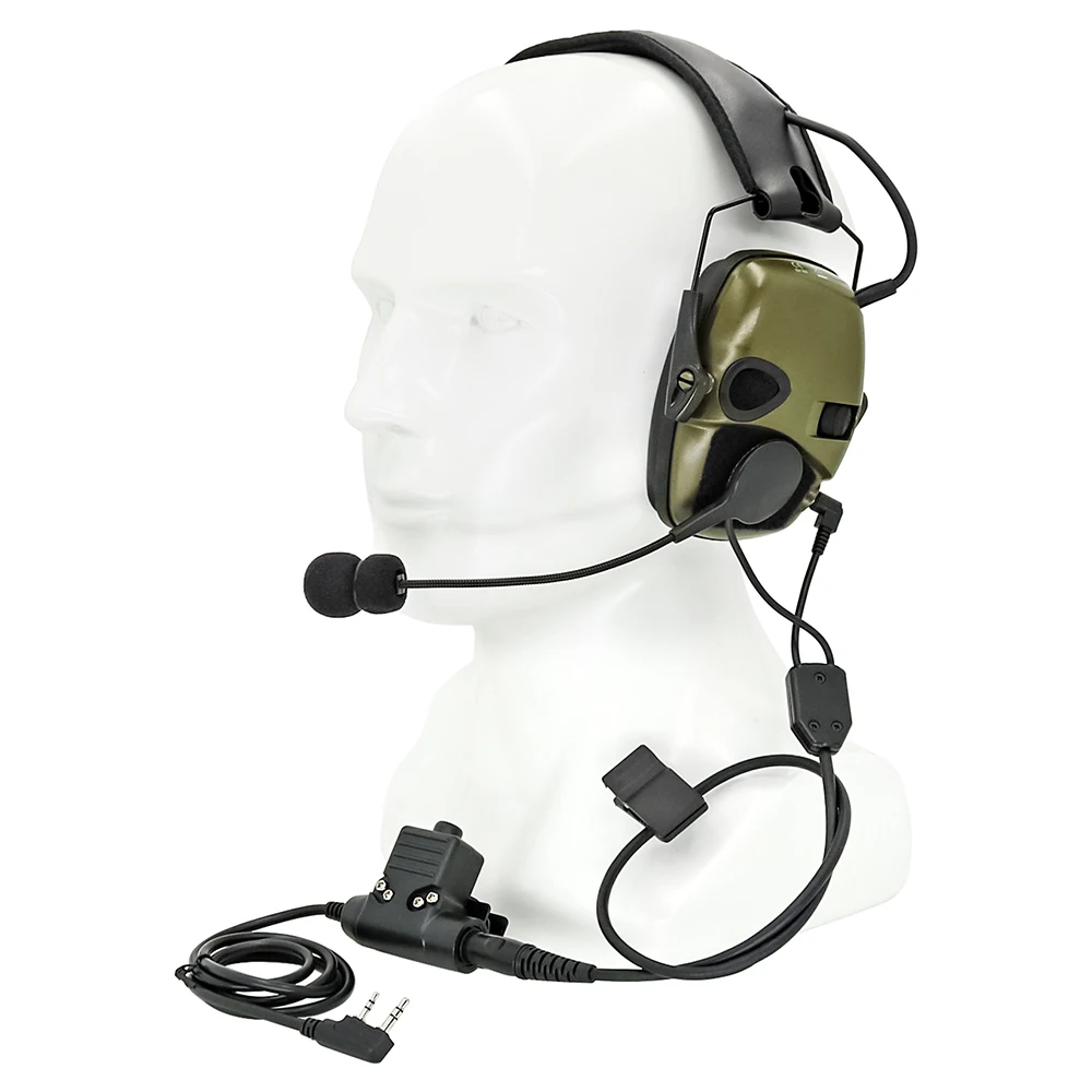 전술 헤드셋용 HEARGEAR Y 라인 키트, HOWARO LEIGHT Sport, ZOHAN EARMUFFS, SORDIN IPSC 전자 귀마개 슈팅 헤드폰용