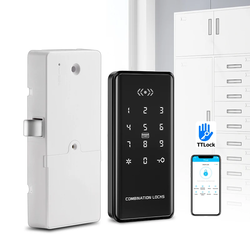 TTlock 앱 스마트 캐비닛 잠금, 사무실 보관함, 지문 서랍 비밀번호, 13.56mhz RFID 카드, 사우나 체육관 휴양지 title=TTlock 앱 스마트 캐비닛 잠금, 사무실 보관함, 지문 서랍 비밀번호, 13.56mhz RFID 카드, 사우나 체육관 휴양지 