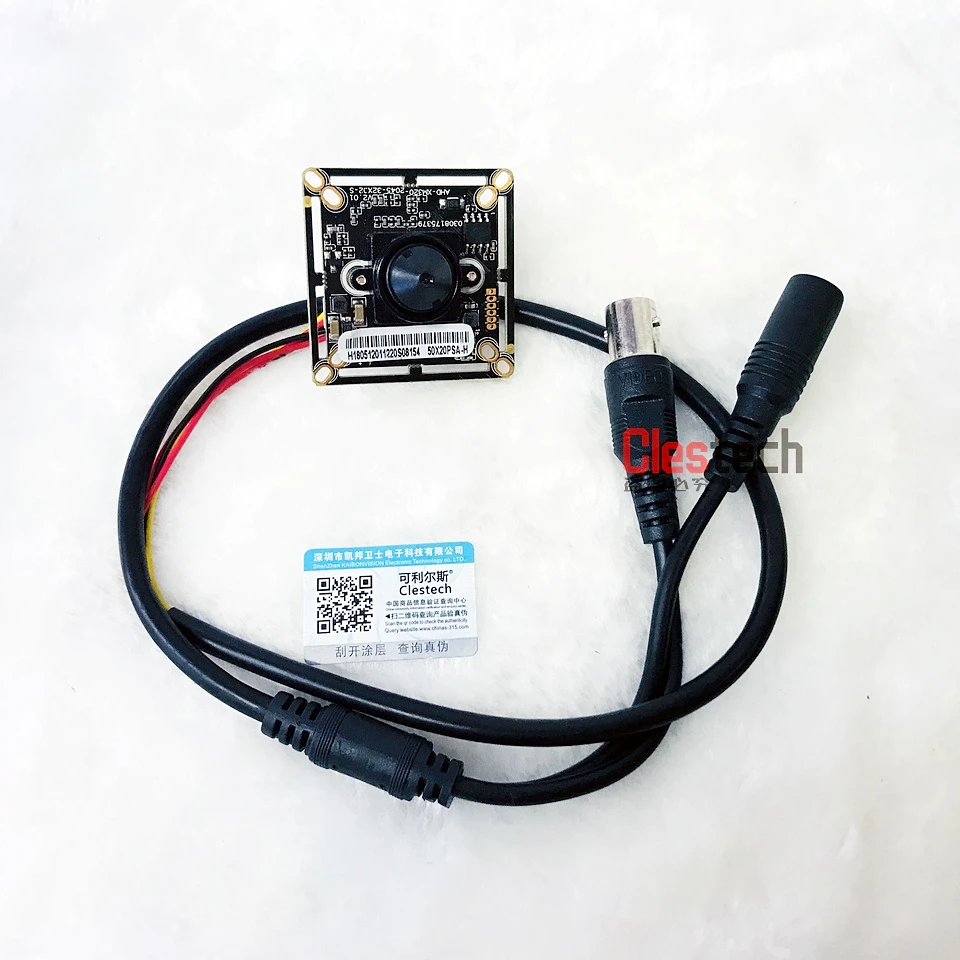 무료 배송 1920*1080p Ahd 200W 미니 HD 카메라 칩 Monito 보드 모듈 3.7mm 렌즈 뾰족한 콘 + 모니터링 회로 bnc 케이블