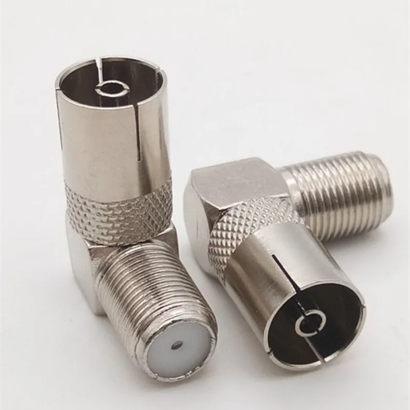 RG6 FK 어댑터-RF 커넥터 F 헤드, 직각 벤드 남성-남성 9.5 TV 신호 케이블-TV 직접 플러그 변환, 5 개 title=RG6 FK 어댑터-RF 커넥터 F 헤드, 직각 벤드 남성-남성 9.5 TV 신호 케이블-TV 직접 플러그 변환, 5 개