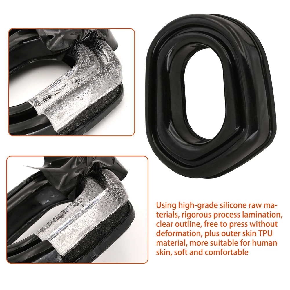 TCIHEADSET 전자 촬영 귀마개 전술 에어소프트 헤드폰 어댑터, 젤 이어 쿠션 EARMOR M31/ M32 전술 헤드셋