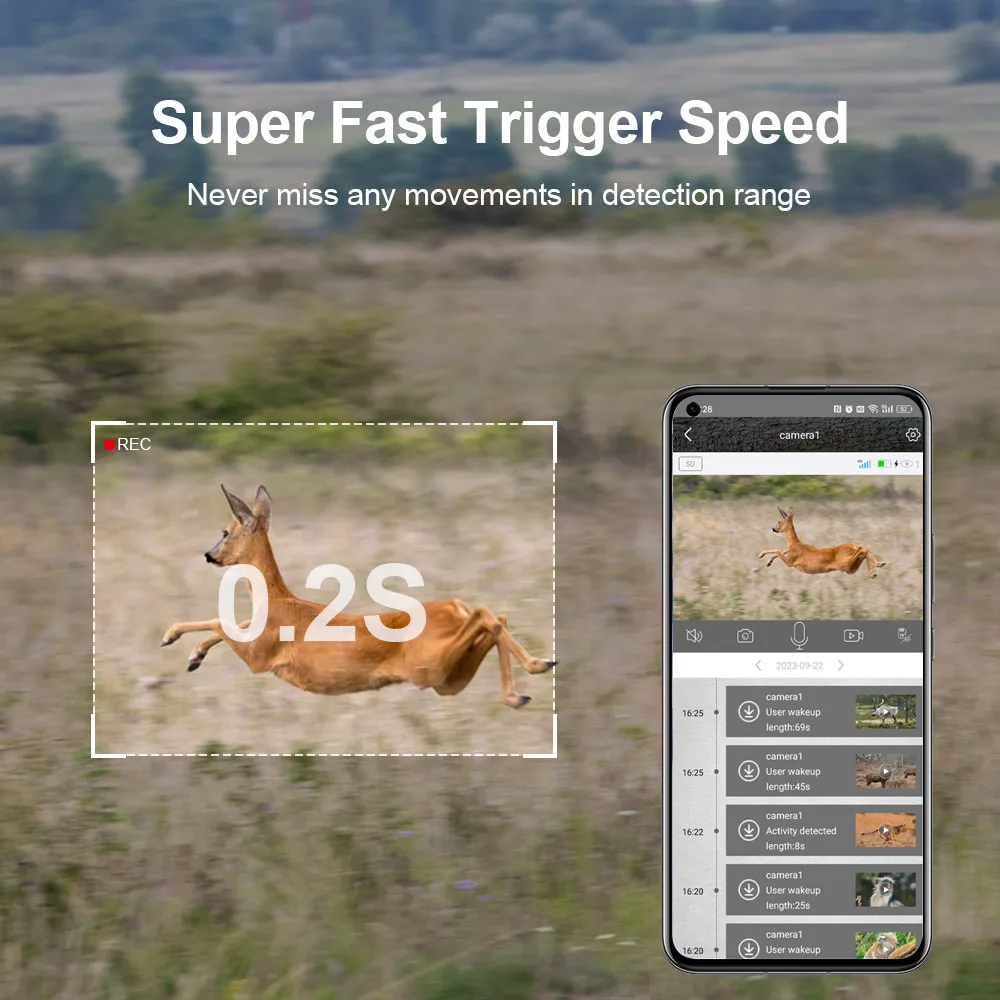 LS VISION 4G 태양 보안 카메라, 무선 야외 2K HD 비디오 감시, C IR 야간 투시경, 인간 및 동물 감지