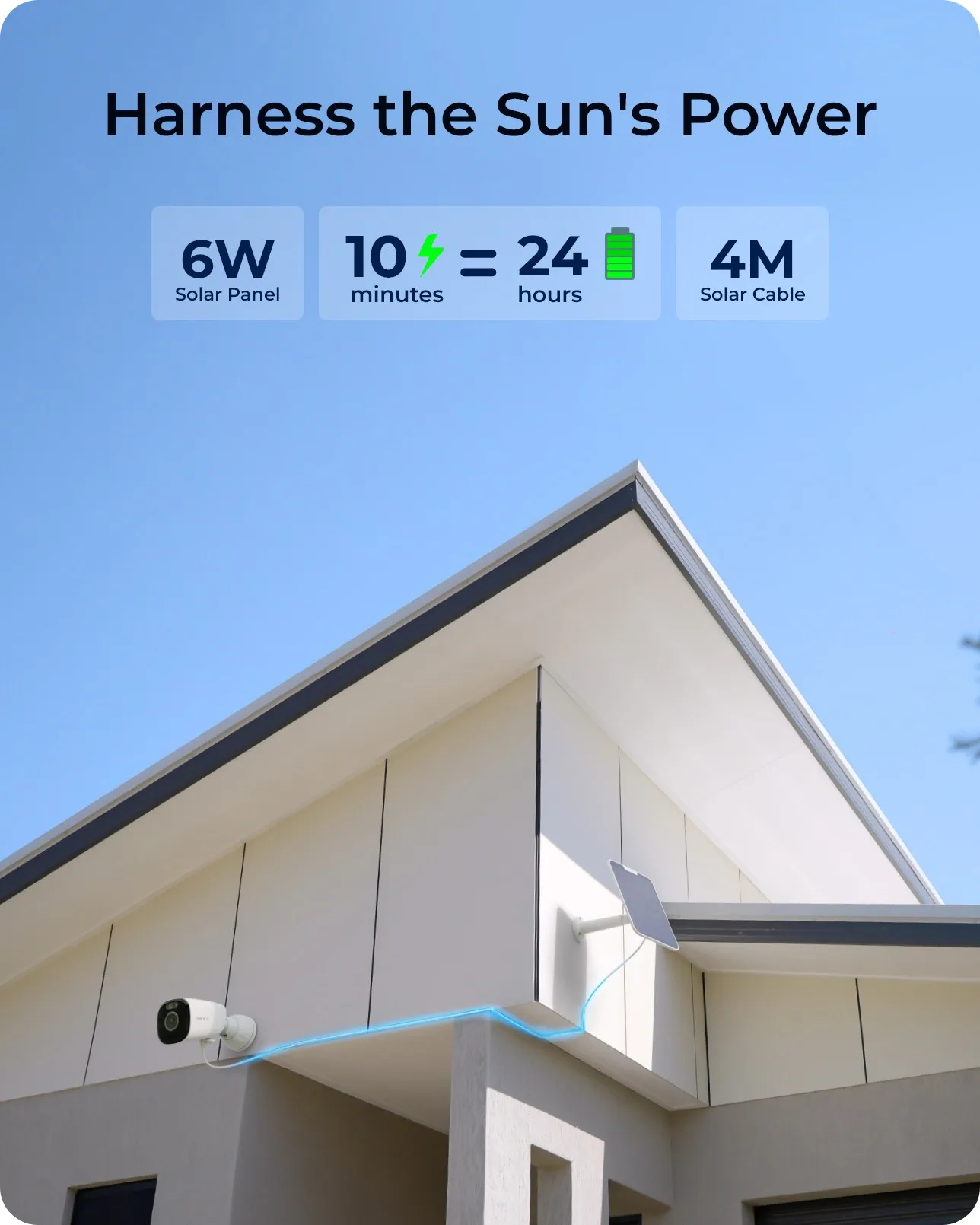 Reolink Argus 시리즈 4K 8MP WiFi 보안 카메라 5MP 실외 무선 IP 캠 3MP 배터리/태양열 구동 감시 카메라