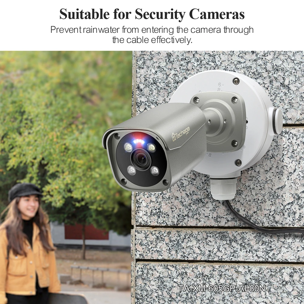 Techage 보안 감시용 방수 아이언 정션 박스, IP 카메라 브래킷, 카메라용 CCTV 액세서리, IP66