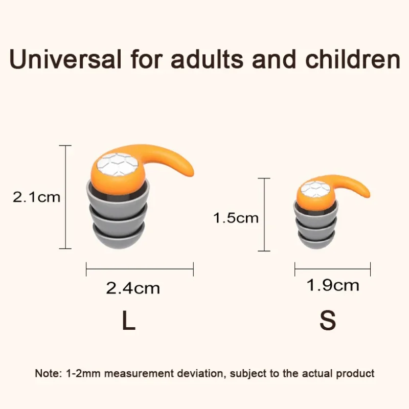 수면 소음 감소 귀마개 귀 보호 귀마개, 소음 방지 방수 플러그, 여행 작업 태폰 귀마개, 음소거 귀마개