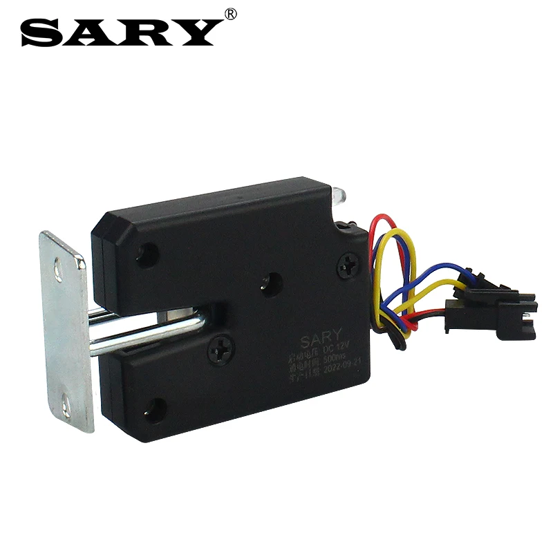 소형 플라스틱 티타늄 와이어 잠금 장치, 미니 전기 제어 전자 잠금 벨트, 피드백 신호, DC3V5V12V