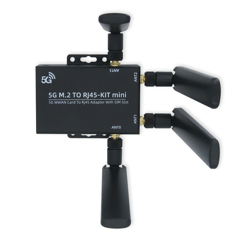 라디에이터 포함 무선 기가비트 이더넷 WWAN 카드 어댑터, 5G M.2 에서 RJ45 키트, Quectel RM502Q-AE RM500Q-GL RM520N-GL