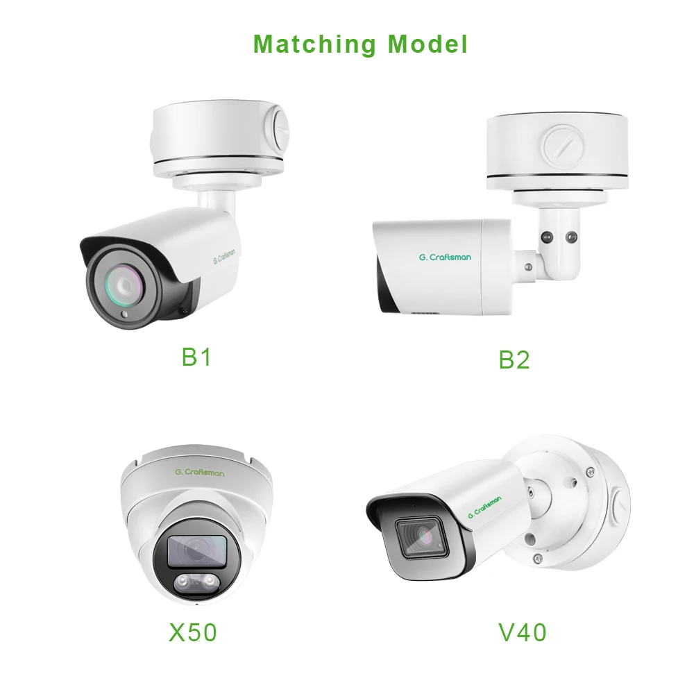 G.Craftsman S-B310 방수 접속 접속 상자 IP 카메라 브래킷 CCTV 액세서리