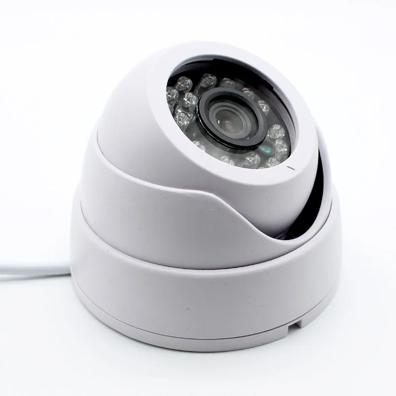 실내 돔 보안 AHD CCTV 카메라, IR 컬러 24LED 야간 투시경, HD 1080P, 2MP, 2.0mp