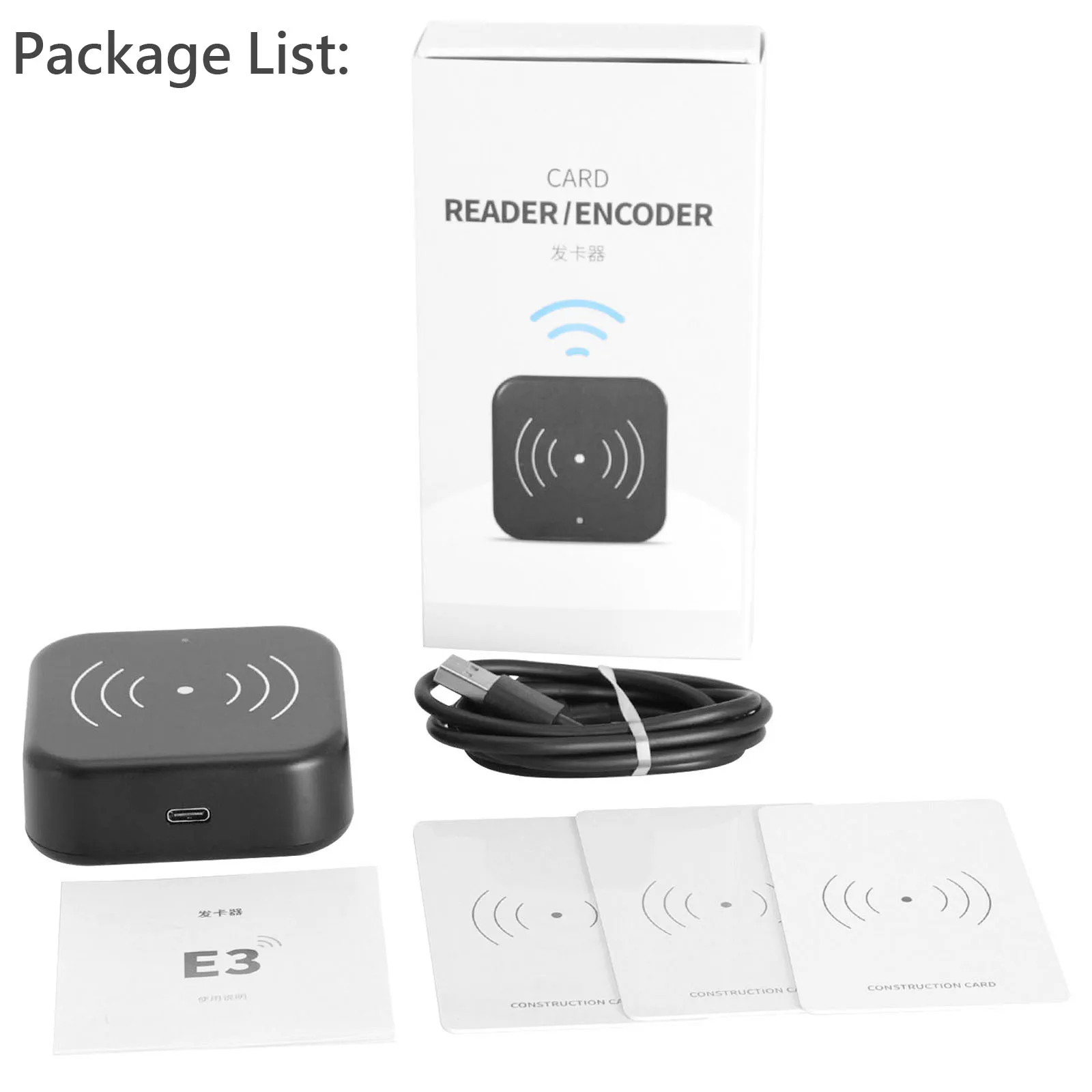 TTLOCK 스마트 카드 인코더, NFC 13.56M M1 IC 카드 리더기, RFID 칩 스캐너, TT 호텔 TT 렌트 시스템 소프트웨어 호텔 아파트용