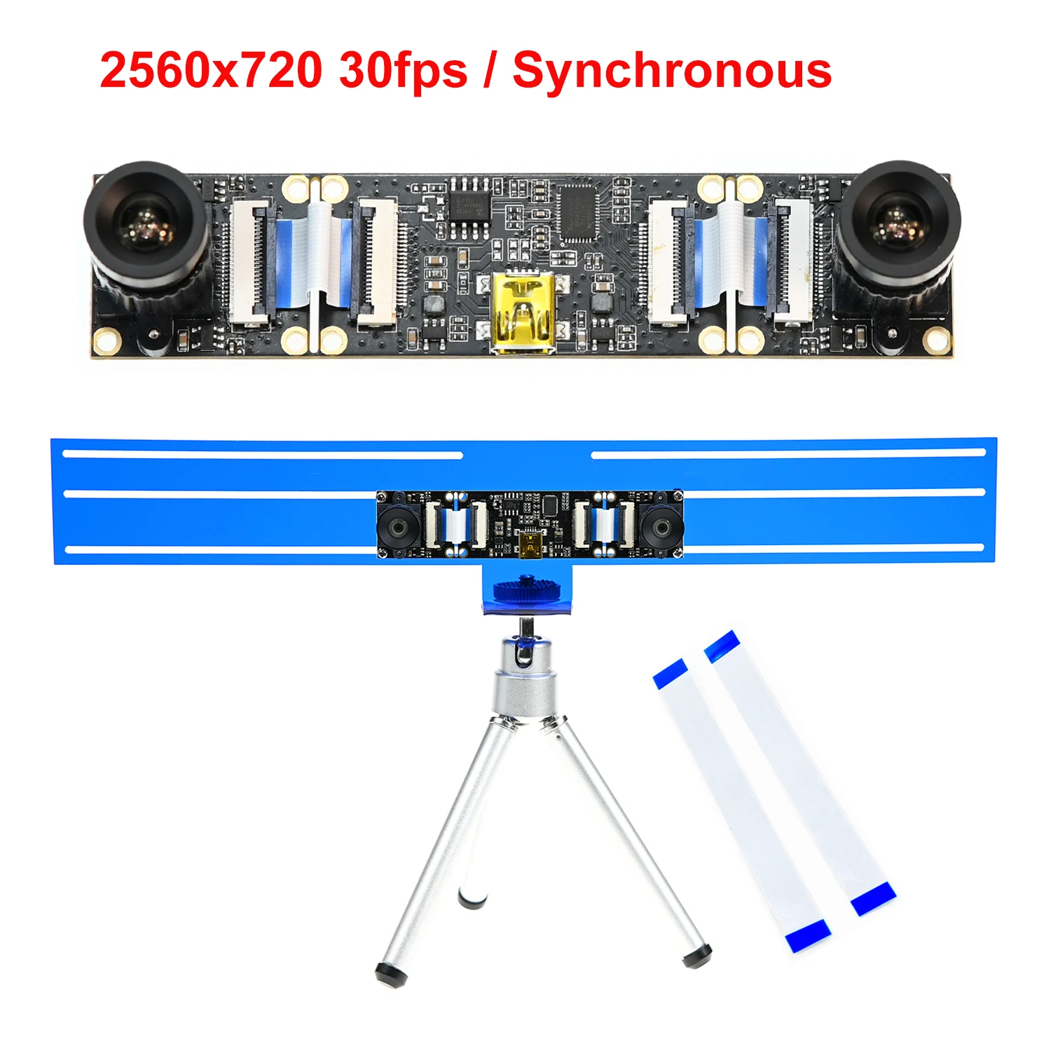 3D 스테레오 듀얼 렌즈 카메라 모듈 동기화 동일 프레임, 베이스라인 조정 가능, USB 플러그 앤 플레이, VR 범위 모델링, 720P title=3D 스테레오 듀얼 렌즈 카메라 모듈 동기화 동일 프레임, 베이스라인 조정 가능, USB 플러그 앤 플레이, VR 범위 모델링, 720P 