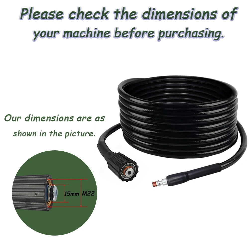 ROUE 고압 호스, 주차장 휴대용 압력 세척기, 세차 액세서리, 물 토네이도 청소, 고압 호스