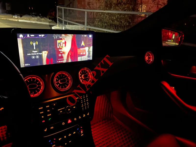 LED 터빈 노즐 앰비언트 라이트 에어 벤트 램프, 벤츠 C/GLC/A/CLA/GLA/E/S/G AMG W205 X253 W176 W117 W156 W213 W222 W464