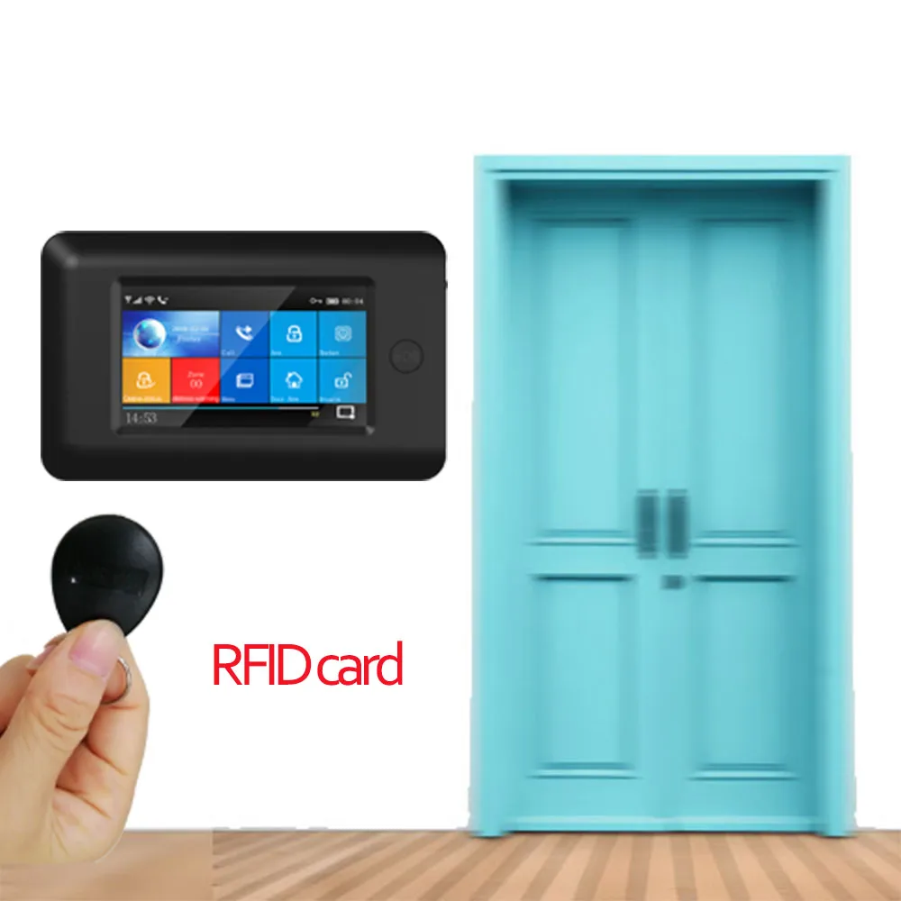 홈 보안 경보 시스템용 RFID 태그, HVA 무선 433MHz EV1527 RFID 카드, PG103 PG105 PG106 PG107 PW150