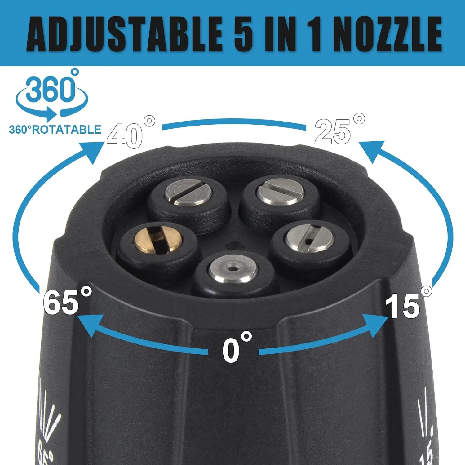 ROUE 고압 노즐 자동차 와셔 건, 퀵 제트 팁 와셔 노즐, Karcher Parksdie Nilfisk Bosch 어댑터 액세서리