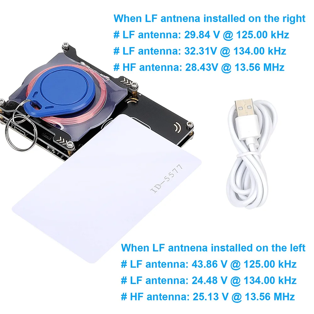 Proxmark3 RFID 카드 리더 라이터 IC ID 키 NFC 5.0 스마트 칩 복사기 프로그래머 키트, UID S50 디코딩 복사기, 125KHz, 13.56MHz