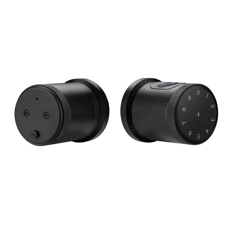 스마트 블루투스 손잡이 잠금 장치, 지문 전자 데드볼트 잠금 장치, 키 터치 키패드, 지능형 잠금 콘 TTLOCK 앱 제어