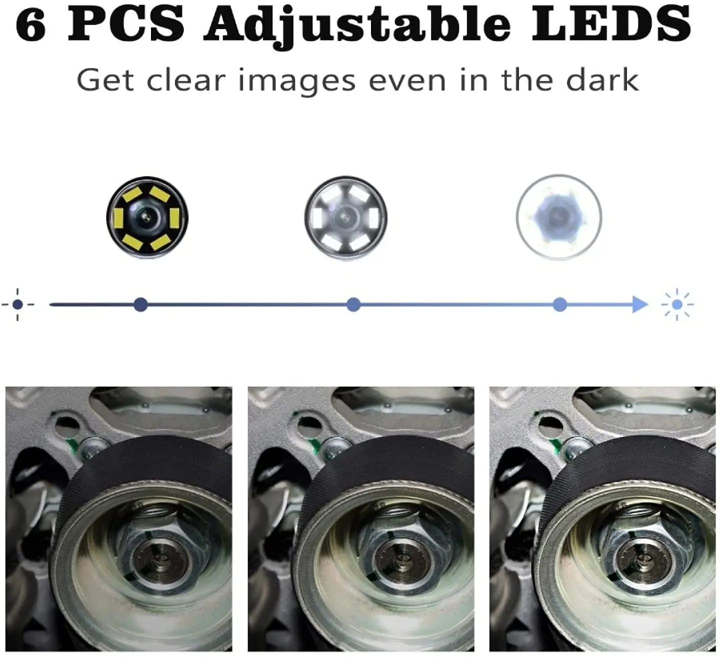 타입 c 내시경 5.5mm 내시경 카메라 1-2M 안드로이드 전화 용 Boroscope 480P 가정용 전기 기사 검사 파이프 하수도 장비
