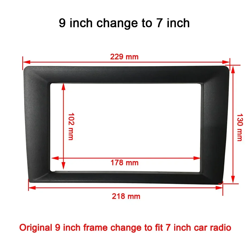 모든 자동차 모델에 적합한 스위치 프레임, 9 인치-10 인치, 9 인치, 10 인치-7 인치, 1 din, 2 din 자동차 라디오 프레임