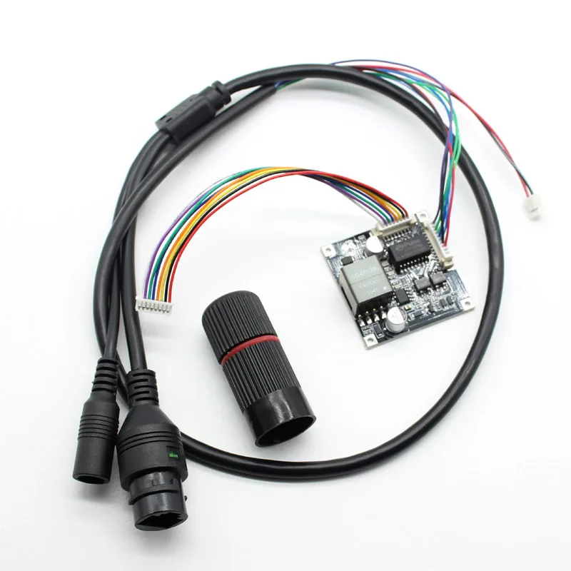 POE 모듈 보드 이더넷 전원, 12V 출력, IEEE802.3af/at, 보안 CCTV 네트워크 IP 카메라 8 핀, Poe 케이블 포함