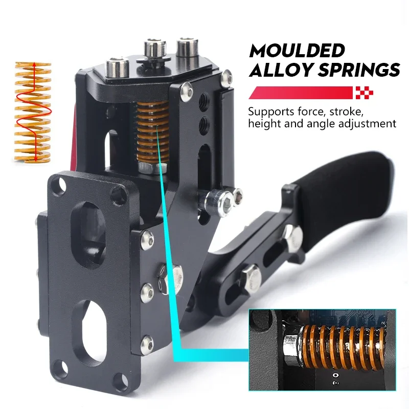 레이싱  Sim 핸드 브레이크, 레이싱 게임 브레이크 시스템, 로지텍 G25, 27/29 T500 용, t300rs 알루미늄 합금 드리프트 더트 랠리 16 비트 핸드브레이크 usb