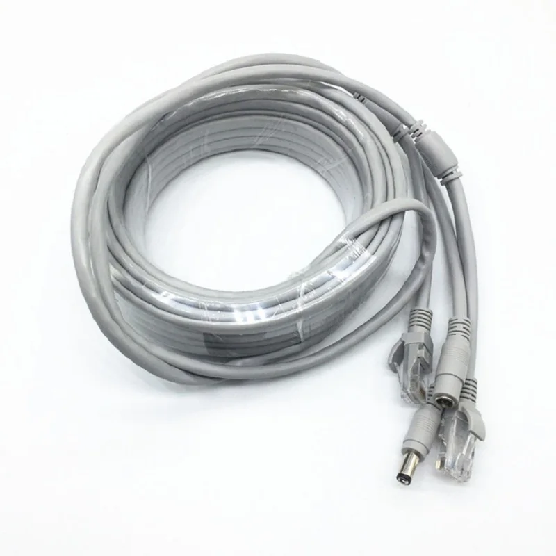 이더넷 CCTV 케이블, Cat5e DC 전원, Cat5 인터넷 네트워크 LAN 케이블 코드, PC 컴퓨터, POE IP 카메라 시스템 연결, RJ45