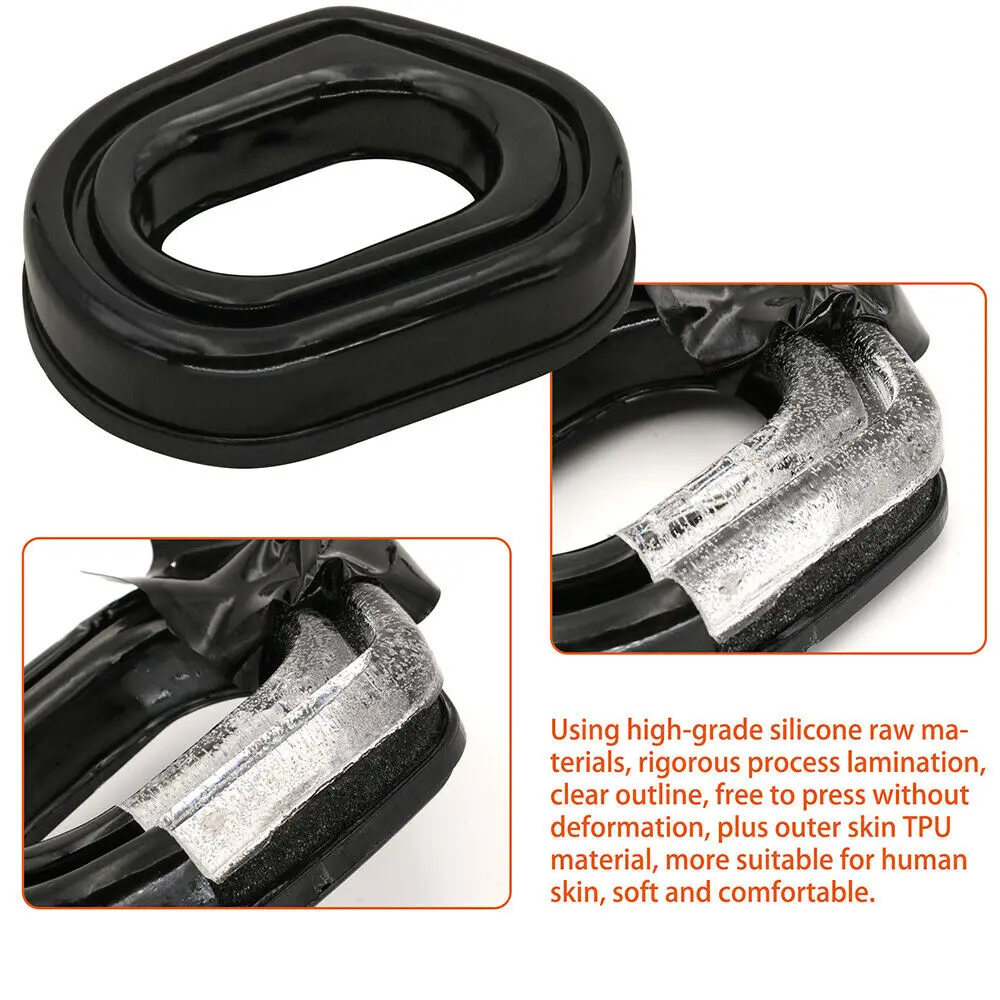 젤 이어 쿠션, armor m31/m32 전술 이어폰, 사냥 슈팅 이어폰, 스포츠 이어폰과 호환