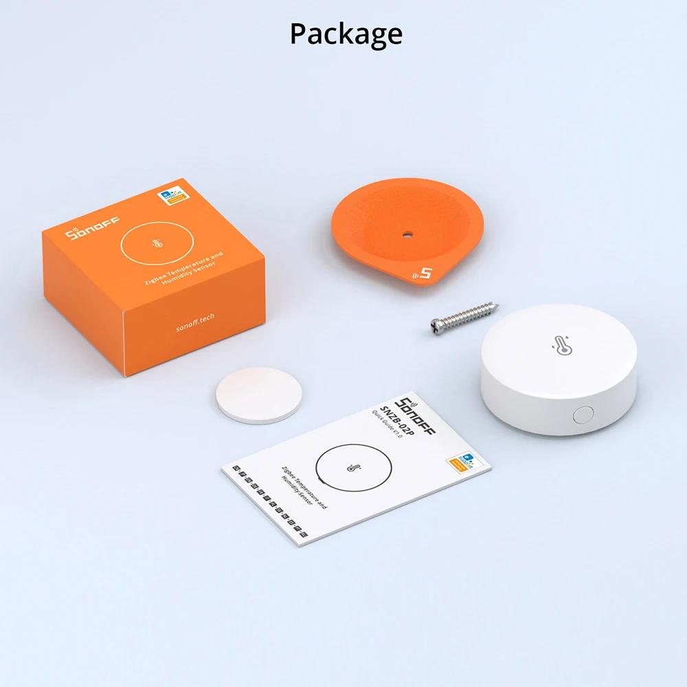 SONOFF 지그비 온도 습도 센서, SNZB-02P 온도계 모니터, 스마트 홈 리모컨, 알렉사 구글 홈 eWeLink