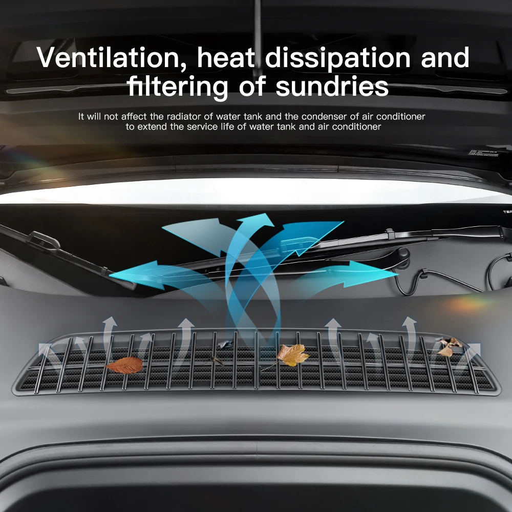 테슬라 모델 3 모델 Y 2022 2023 자동차 액세서리 용 공기 흡입 캐빈 파편 필터