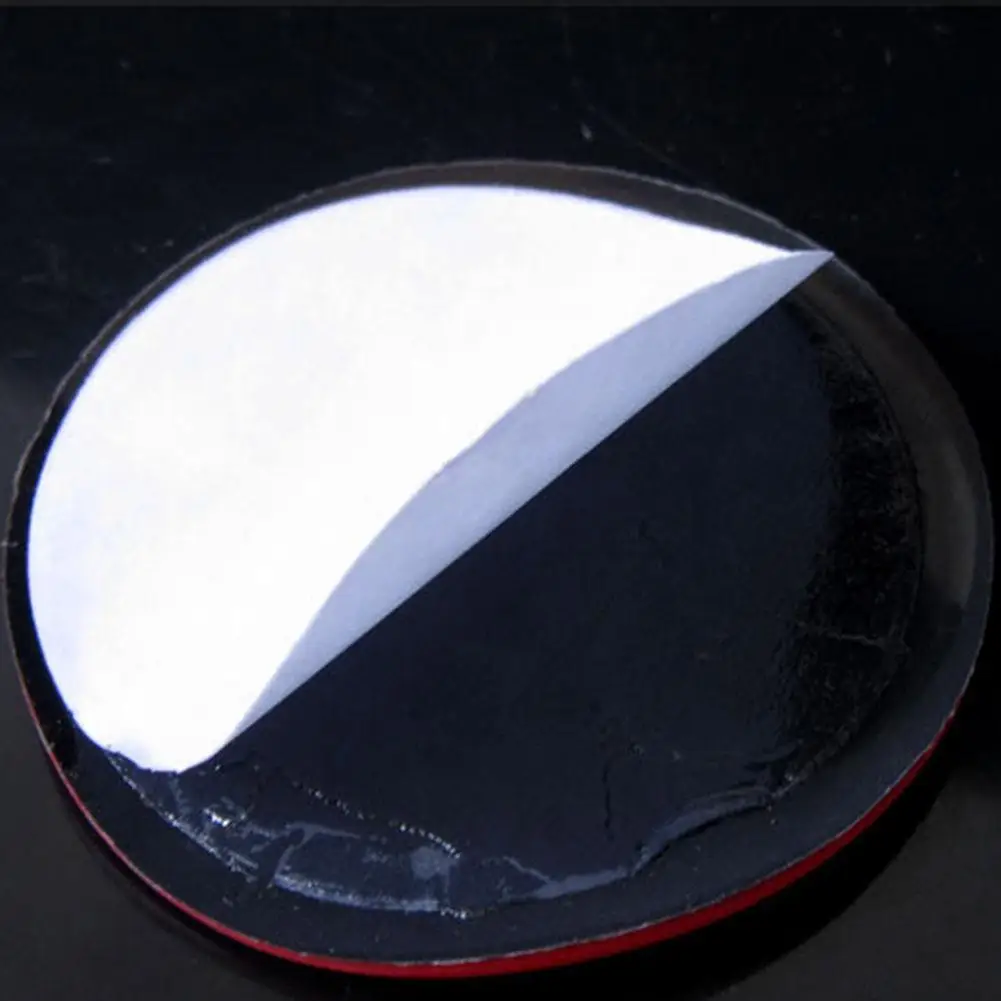 금연 자동차 스티커 범용 실리콘 접착 스타일링 라운드 레드 사인 비닐 스티커, 자동차 인테리어 액세서리 5CM