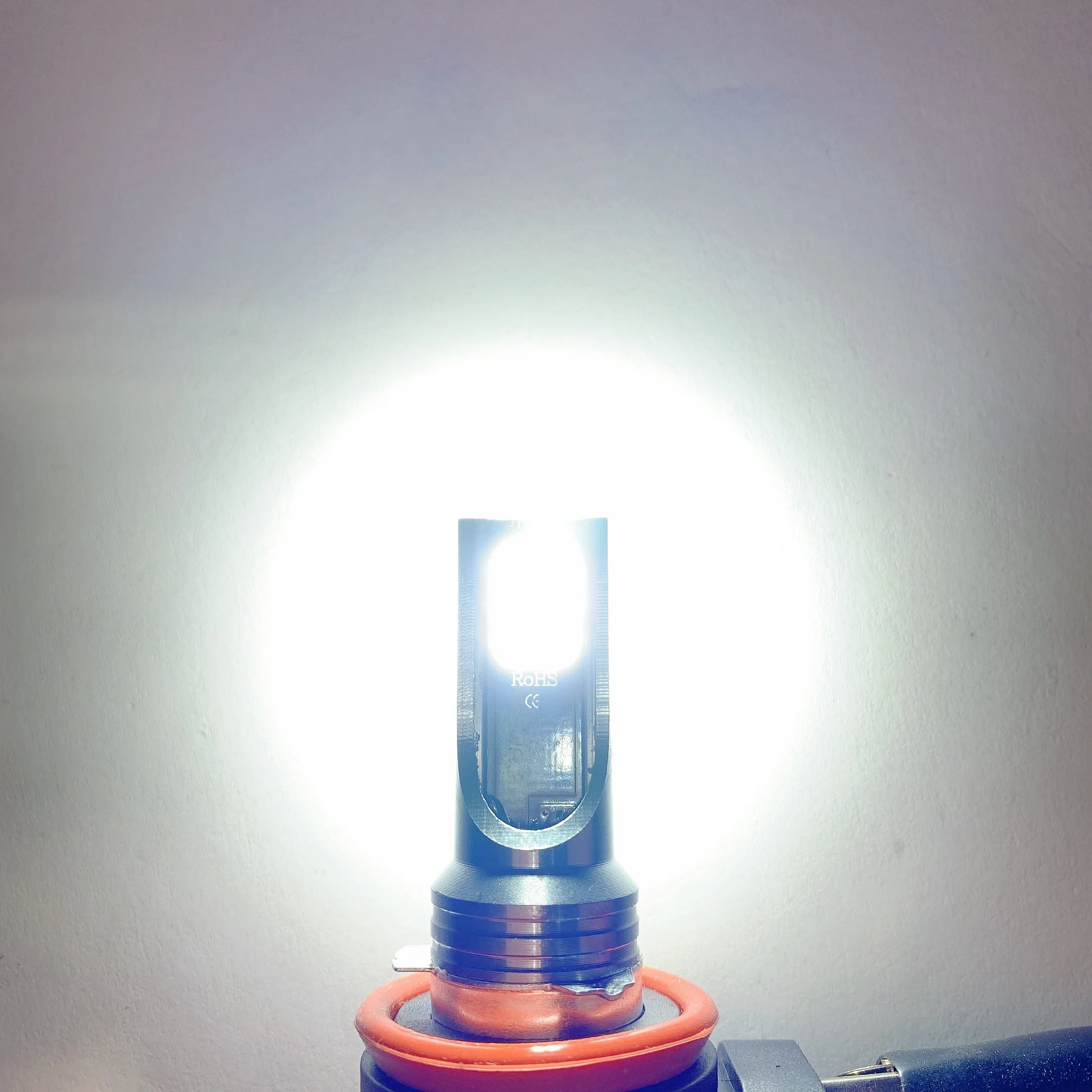 H8 H16 JP Led H11 9005 HB3 9006 HB4 3030 12SMD 자동차 LED 안개등 전구, 6000K 흰색 자동 램프 주간 주행 등 1500LM, 2 개