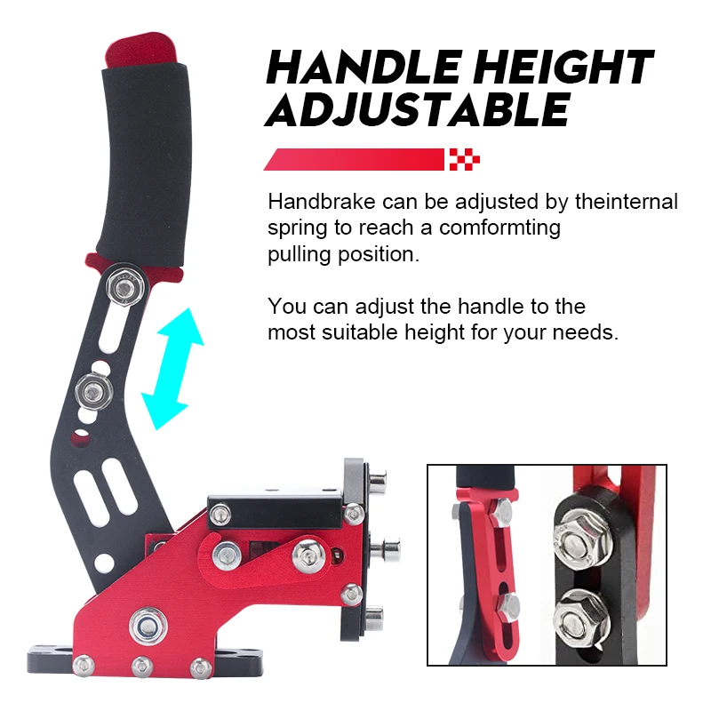 USB Simracing 핸드 브레이크, PC 기계식 드리프트 핸드 브레이크, 게임 핸들 심 레이싱 핸드 브레이크 조종석, USB El 브레이크 레버