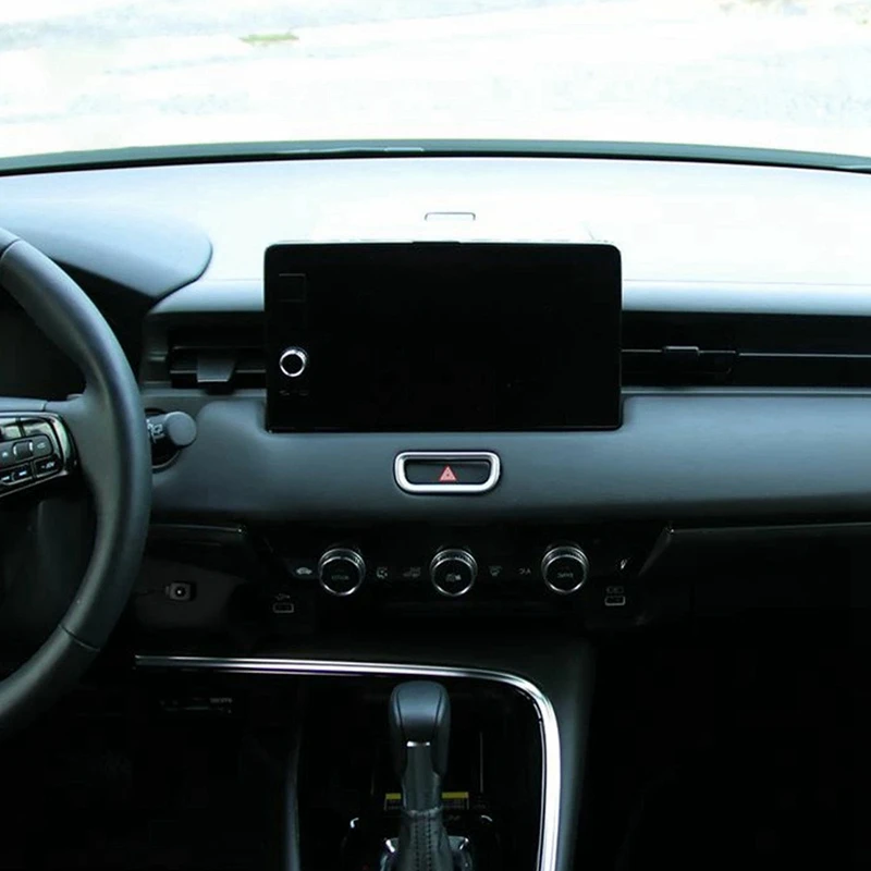 자동차 위험 비상 조명 프레임 경고 램프 스위치 커버 트림, 혼다 베젤 HR-V HRV 2021 2022