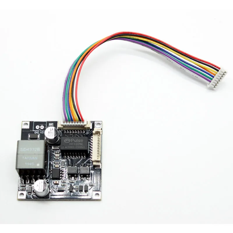 POE 모듈 보드 이더넷 전원, 12V 출력, IEEE802.3af/at, 보안 CCTV 네트워크 IP 카메라 8 핀, Poe 케이블 포함