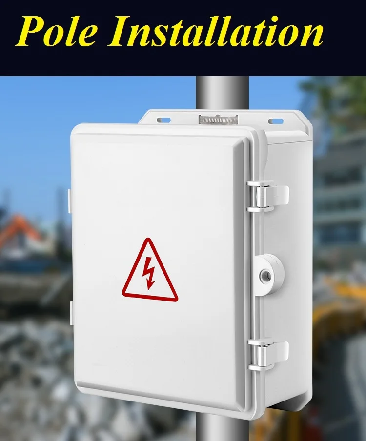 모니터링 장비 야외 방수 상자 전원 상자, 전기 인클로저 케이스, ABS 플라스틱 방수 밀폐형 정션 와이어 상자