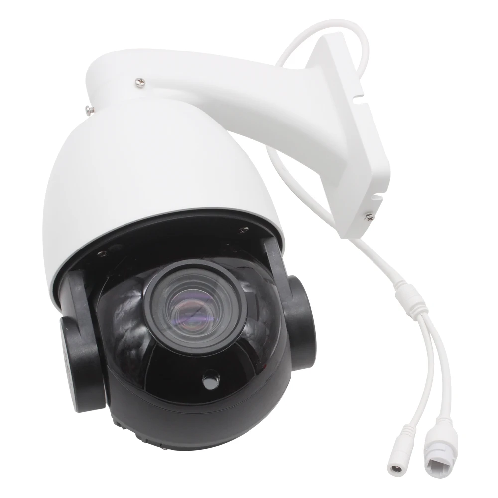 야외 감시 돔 보안 카메라, PoE IP PTZ, 4K, 8MP, 5MP, 30X 줌, IR 100m, 360 ° 팬 범위, IR 100m, H.265, Hikvision 프로토콜