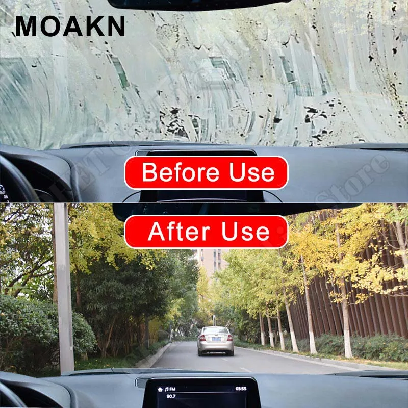 자동차 솔리드 클리너 자동차 앞 유리 와이퍼 발포성 정제, 화장실 청소 유리, 물 먼지 그을음 제거제, 자동차 액세서리