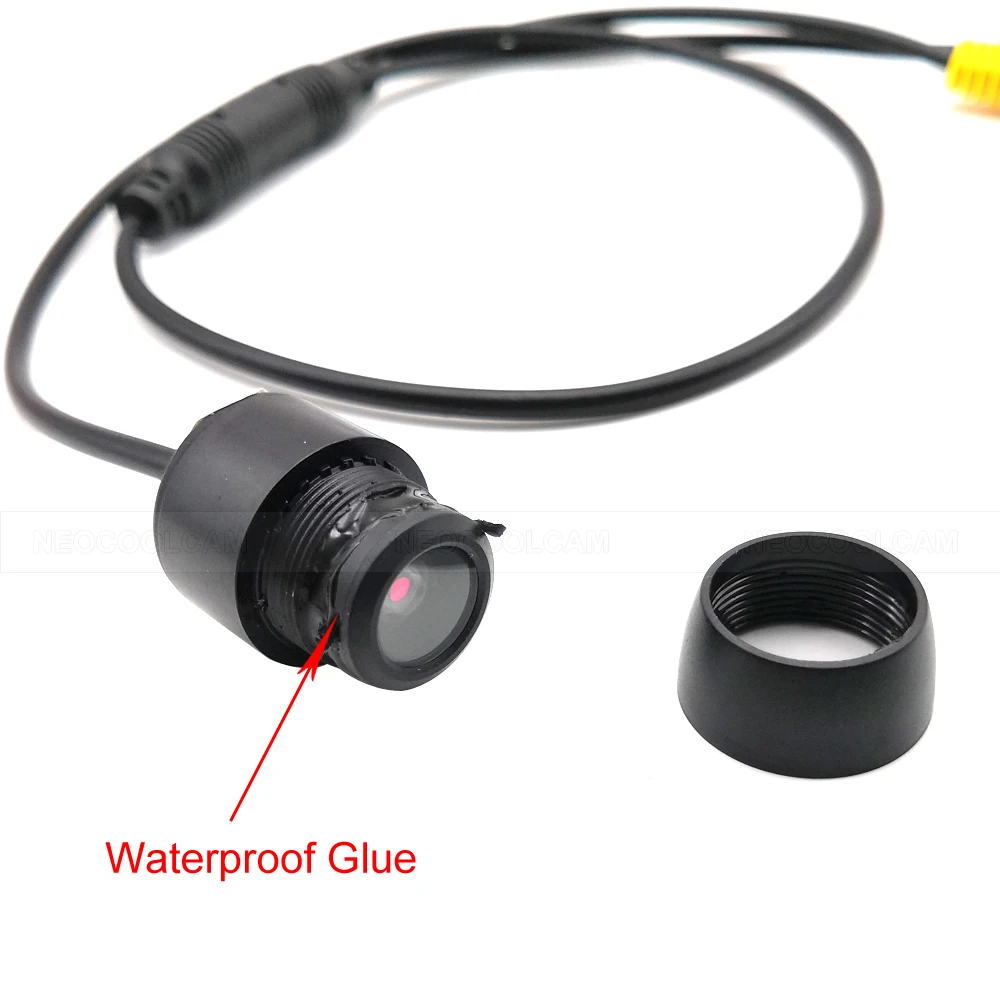 CVBS 미니 불릿 CCTV, 아날로그 컬러 보안 카메라, 야외 방수 자동차 전면 뷰 캠