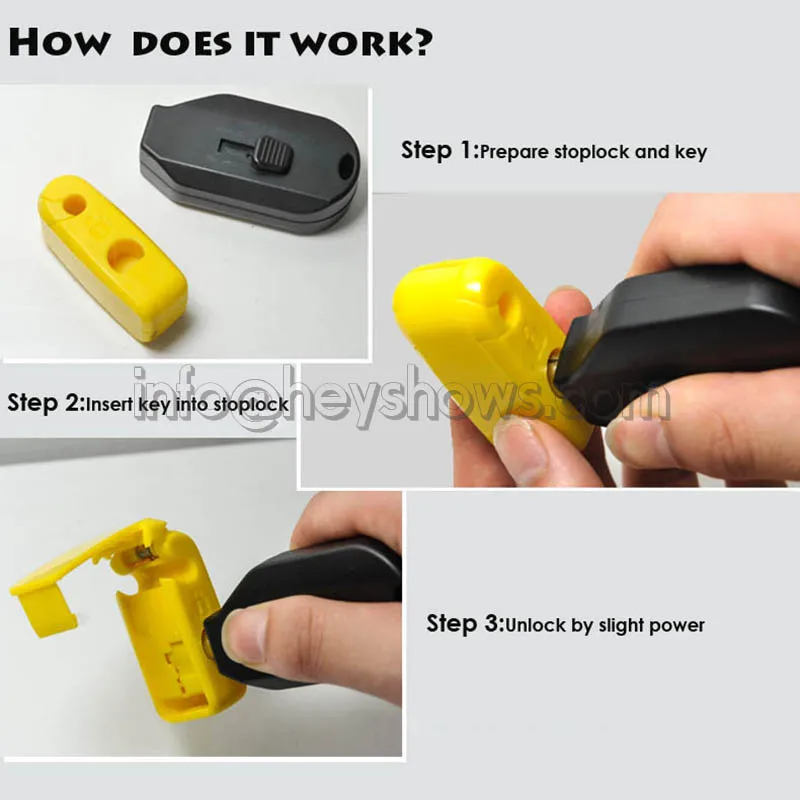 Elice 휴대용 행잉 태그 자석 분리대 키, 보안 정지 잠금 및 디스플레이 키 후크 분리대