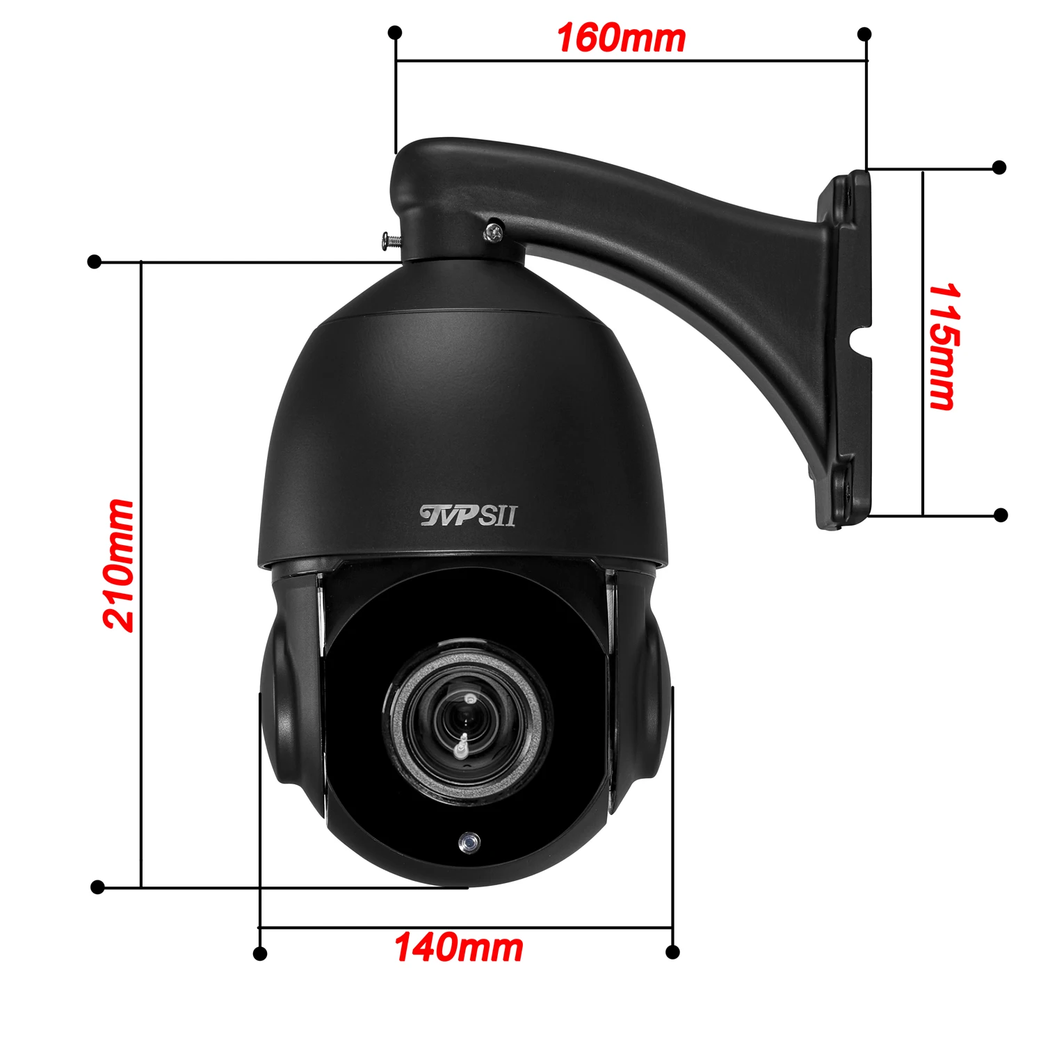 야외용 ONVIF POE PTZ IP 감시 카메라, 자동 추적, Max.256g, 8MP, 4K, 54X 광학 줌, 360 ° 회전 오디오