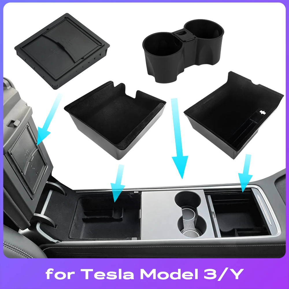 테슬라 모델 3 Y용 숨겨진 보관함, 자동차 센터 콘솔 팔걸이, 전면 및 후면 플록 레이어 그리드, 정리 컨테이너 슬라이드 title=테슬라 모델 3 Y용 숨겨진 보관함, 자동차 센터 콘솔 팔걸이, 전면 및 후면 플록 레이어 그리드, 정리 컨테이너 슬라이드 