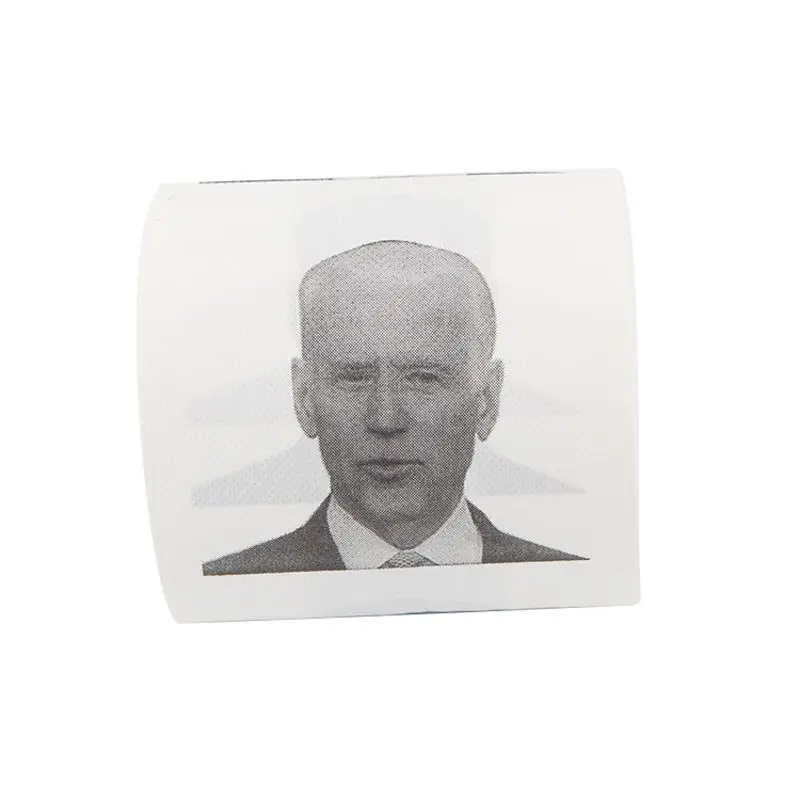 2022 조 Biden 패턴 인쇄 화장지 롤 참신 선물 욕실 종이 3 레이어 2 층 또는 250 시트와 150 시트