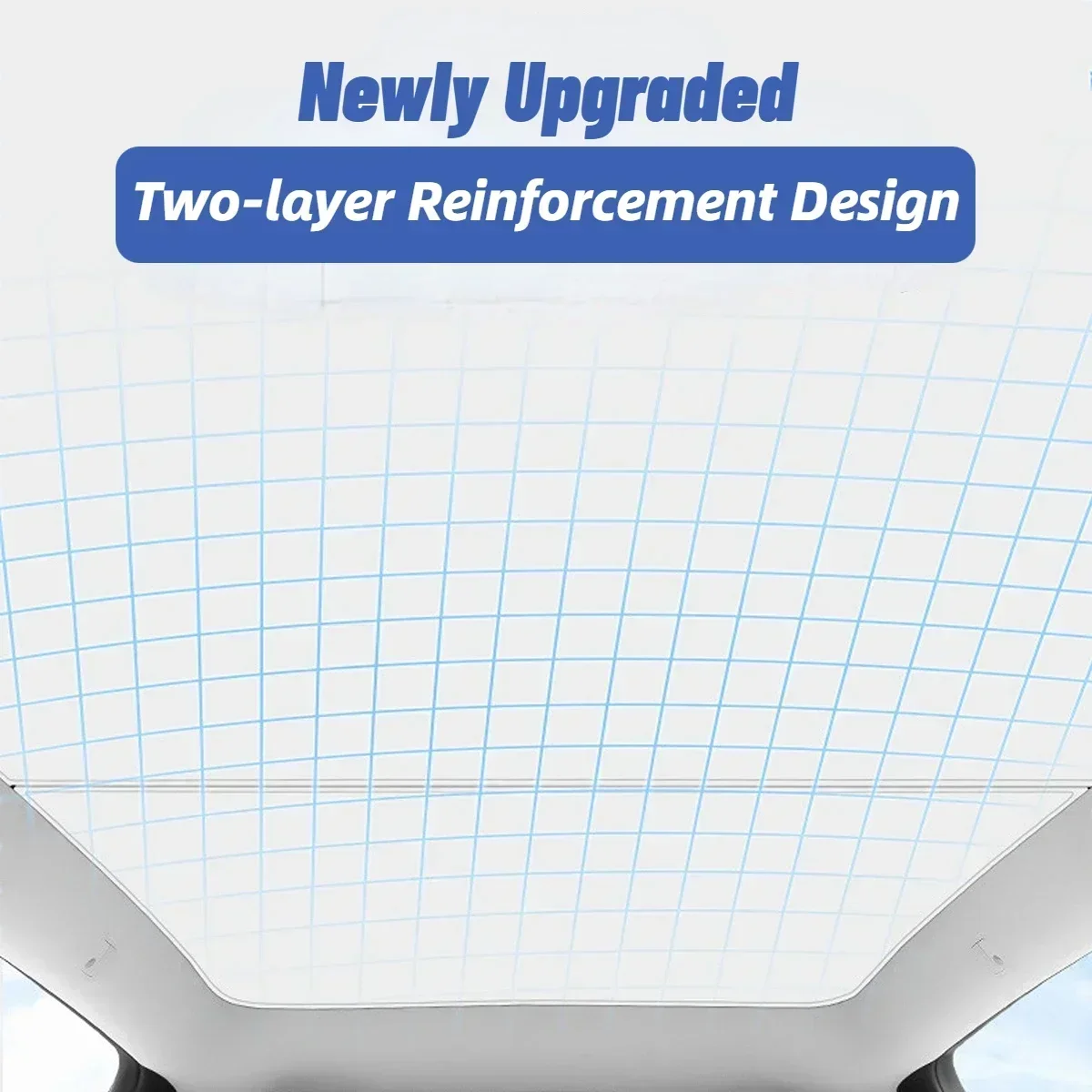 테슬라 모델 3 용 선루프 하이랜드 2024 모델 Y 2021-23 용 차양, 아이스 천 버클, 햇빛 차단 유리, 전면 후면 채광창 액세서리