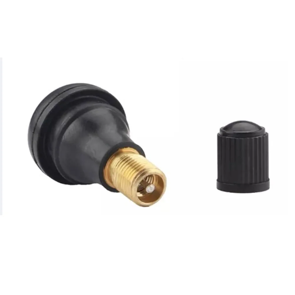 스냅인 고무 자동차 진공 타이어 튜브리스 타이어 밸브 스템, 자동차 오토바이 ATV 휠 액세서리, 범용 TR412, 4 개