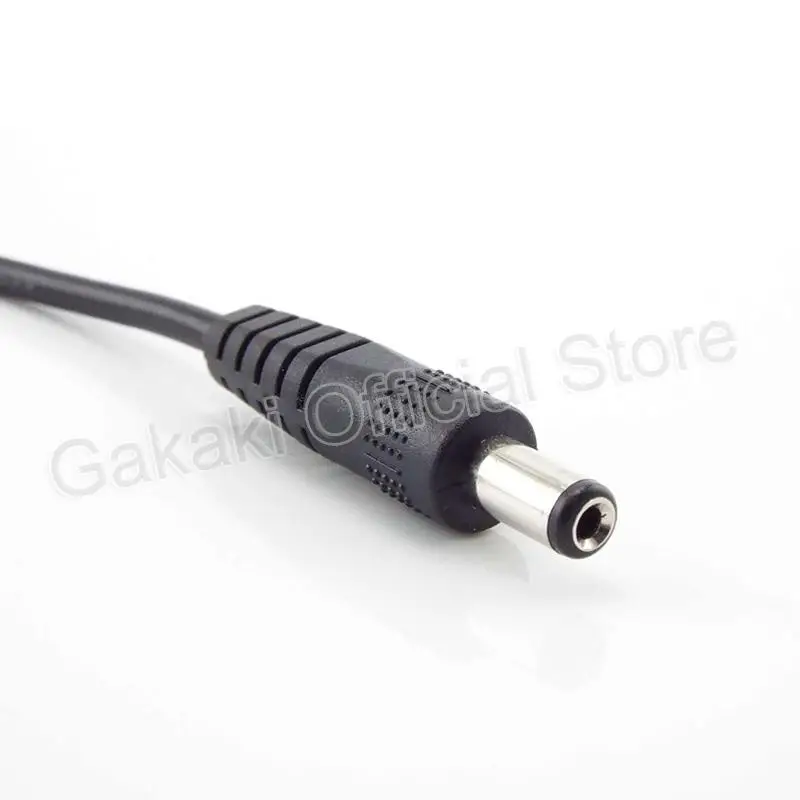 DC 전원 케이블 플러그 수-수 CCTV 어댑터 커넥터, 22awg 와이어, 12V 3A 전원 연장 코드, 0.25m, 0.5m, 1m, 2m, 5.5x2.1mm